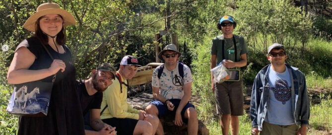group of young adults outdoors