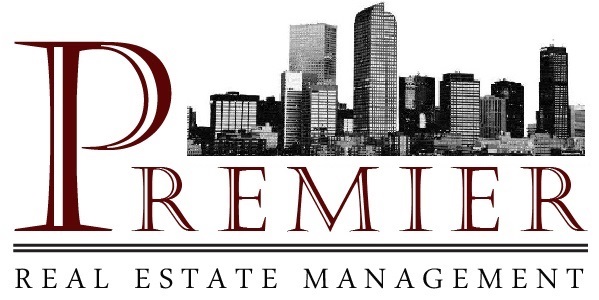 Premier Real Estate Management logo with a stylized P and a city skyline above the word PREMIER.